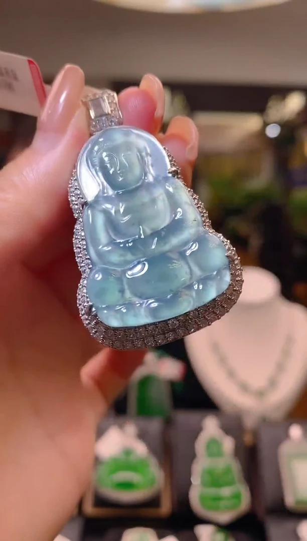 【闪购商品】翡翠颈饰未镶嵌翡翠吊坠