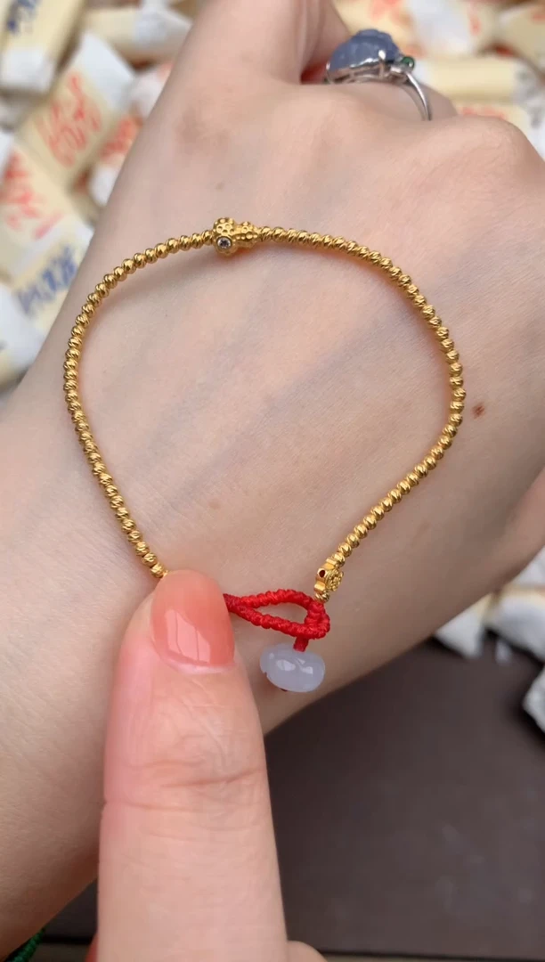 未镶嵌挂件翡翠圈口自行备注14-18 默认发16