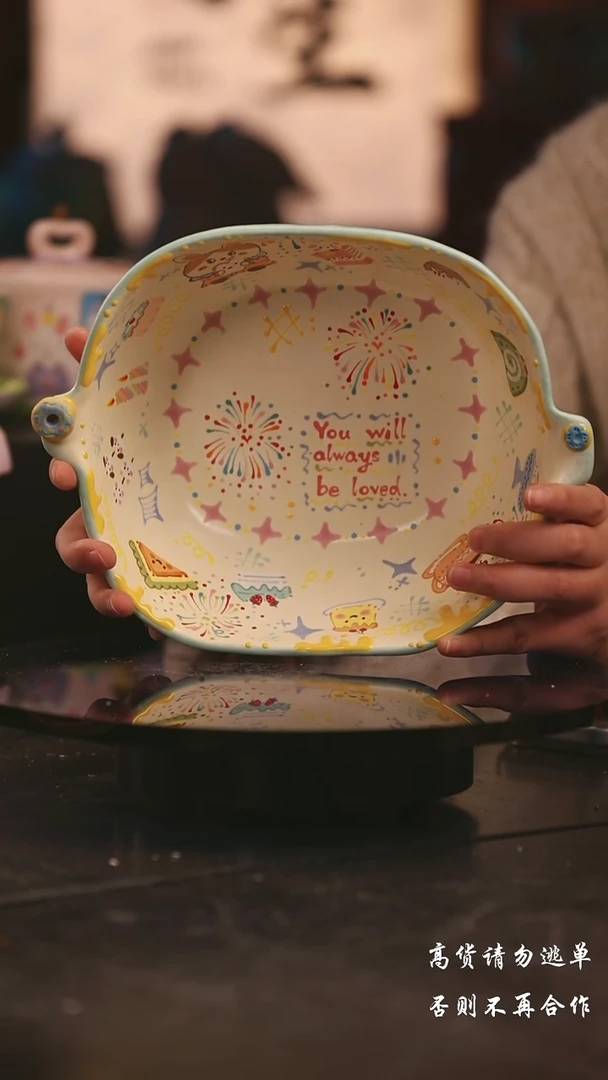 陶瓷景德镇可爱设计师款陶瓷