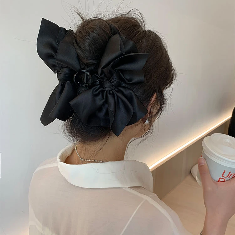 抓夹高级感洋气在逃公主后脑勺发夹盘发鲨鱼夹网红发卡头饰