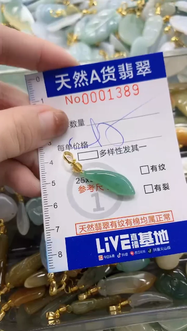 颈饰未镶嵌翡翠天然A货翡翠