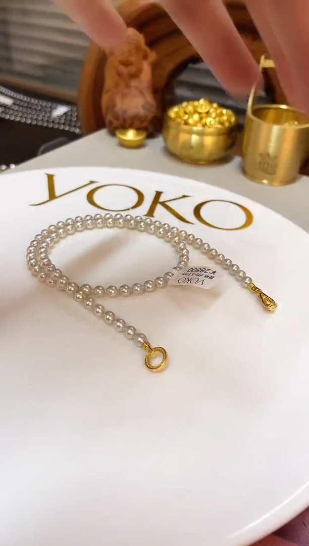 银S925镶嵌颈饰海水珍珠5-5.5mm