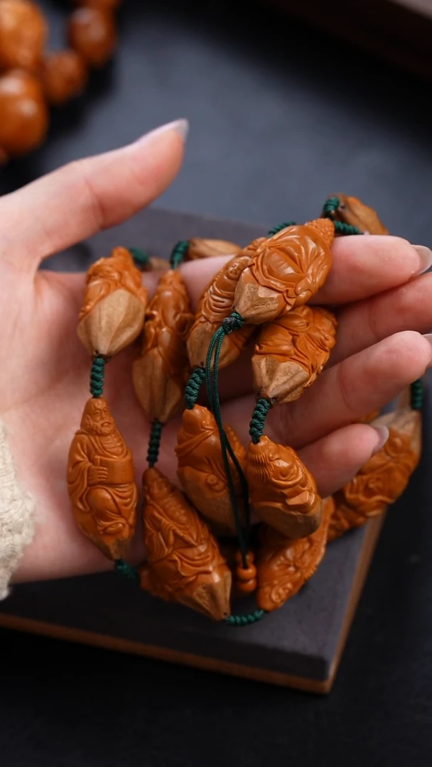 手串/手链橄榄核?*欢罗汉脖挂