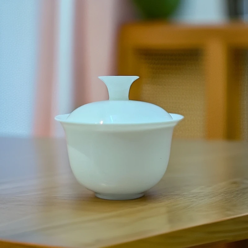 骨瓷盖碗·泡茶利器