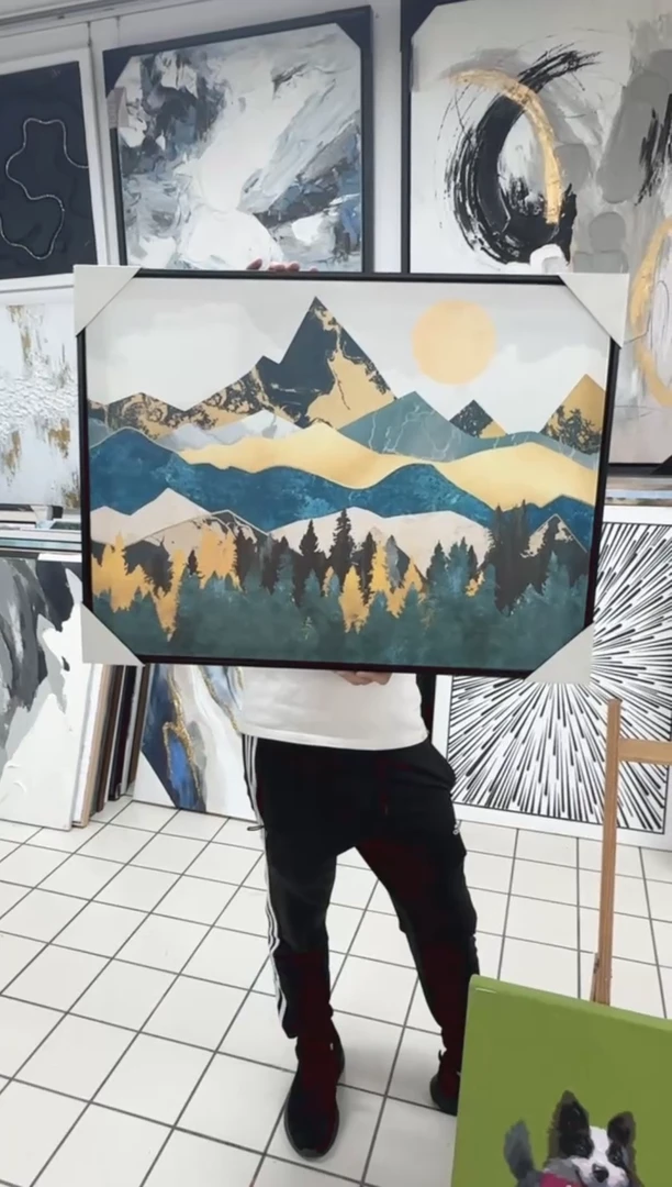 横款168 美术管 装饰画60*80