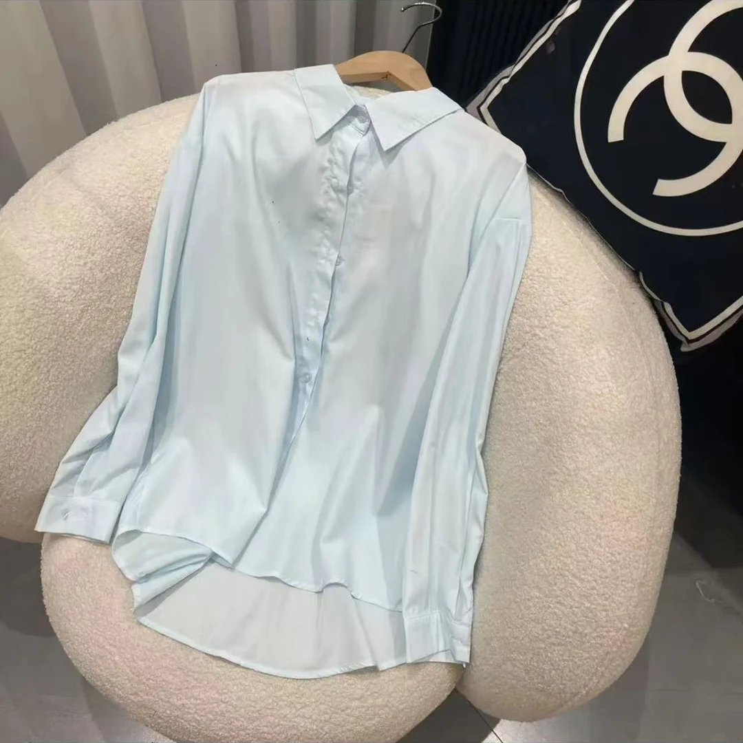 现货-清凉防晒空调衫夏季新款女装时尚百搭显瘦衬衣外搭