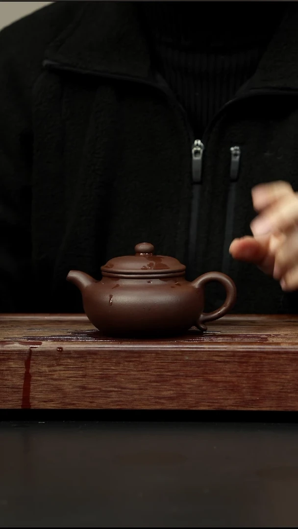 茶壶紫砂老紫泥 仿古