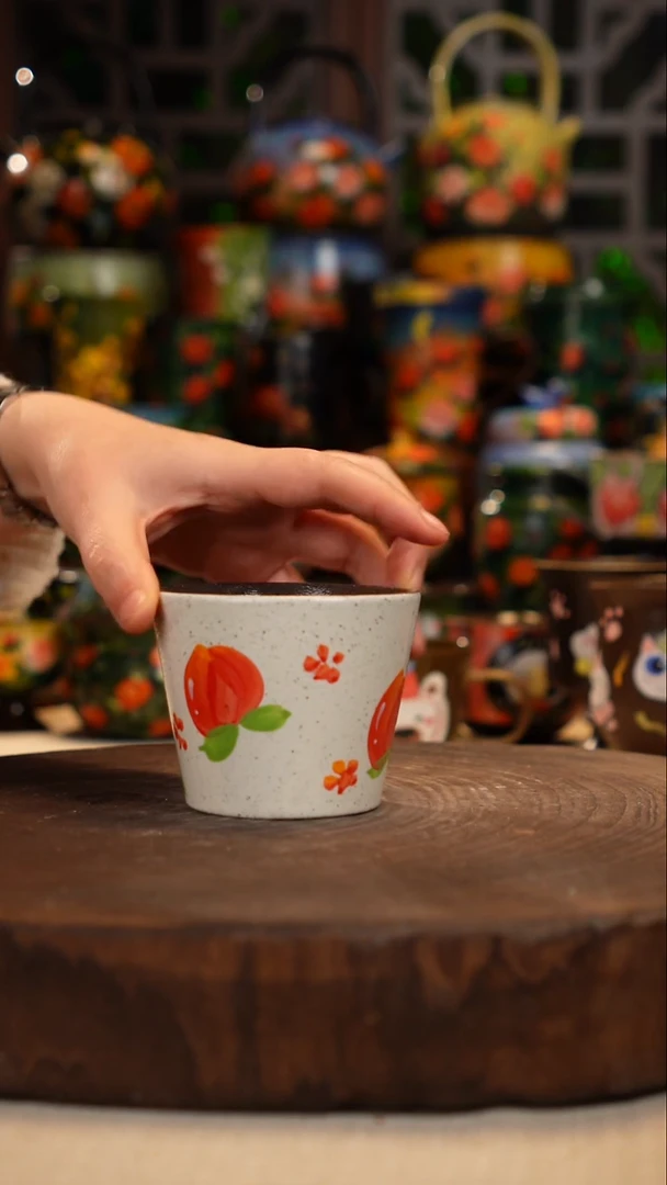 陶瓷油画手绘釉下彩