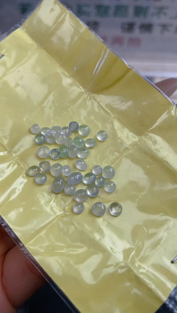 【闪购商品】定制翡翠未镶嵌天然翡翠蛋面80