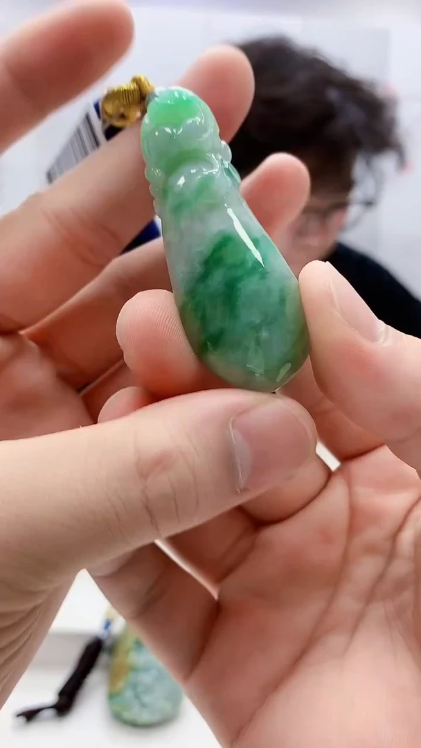 定制翡翠未镶嵌4688bb-毛货挂件30