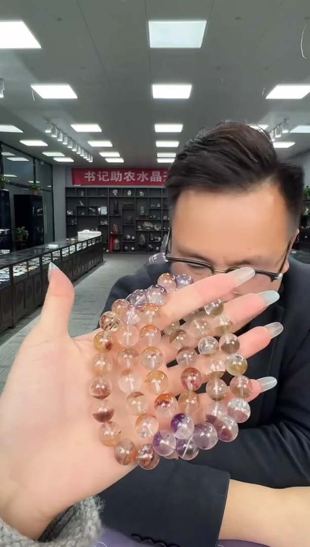 【闪购商品】水晶手链未镶嵌B36 ck281约11mm多样性发一件