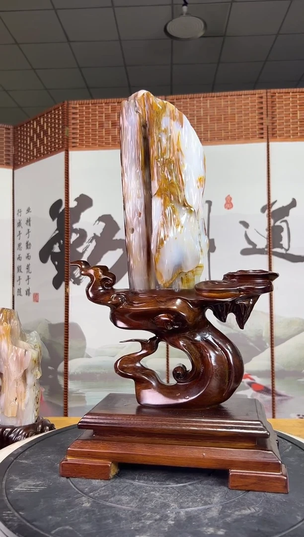 未镶嵌珠宝奇石硅化玉6