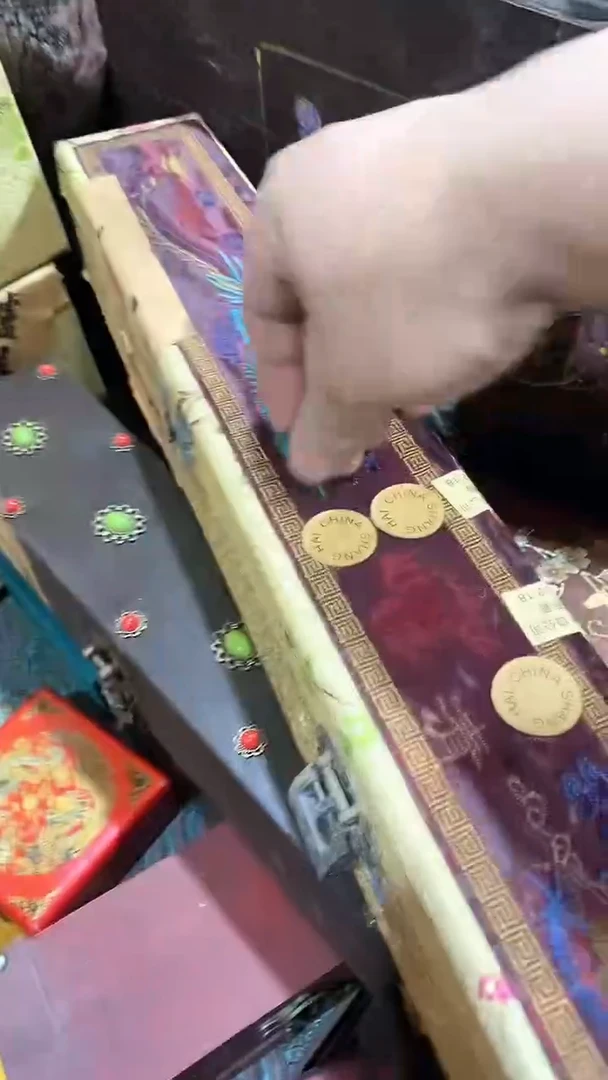 织绣长盒摆件 -------（晓晓甄选）
