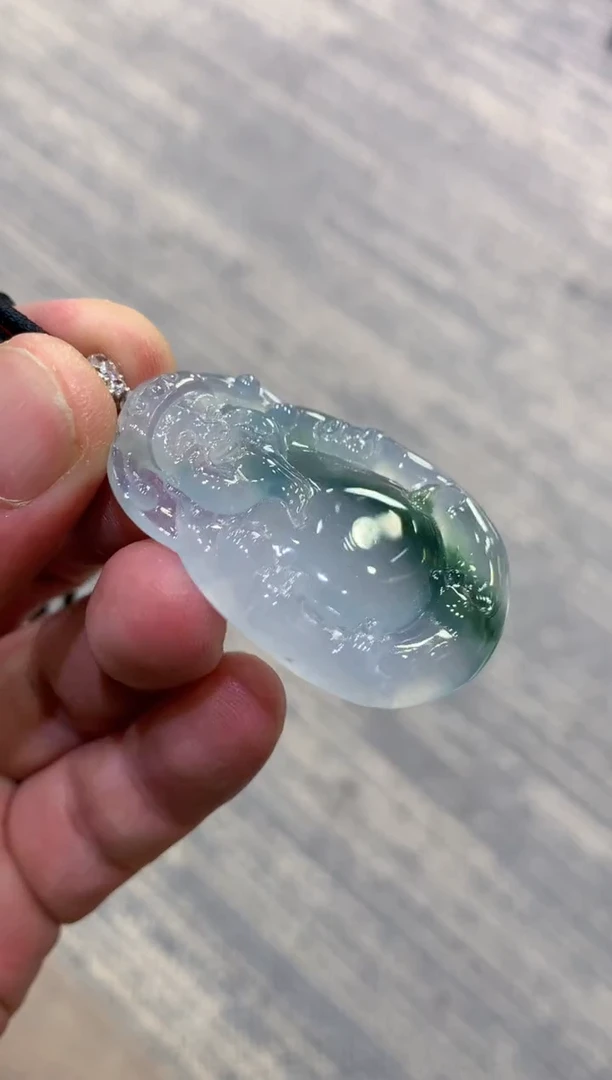 颈饰未镶嵌翡翠天然A货翡翠