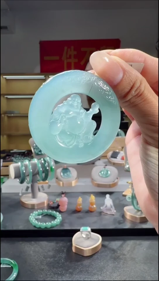 吊坠(不含链)未镶嵌翡翠佛公（多样性发其一）