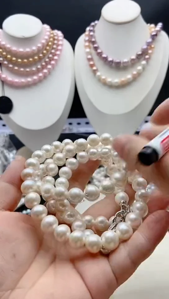 淡水珍珠未镶嵌颈饰1