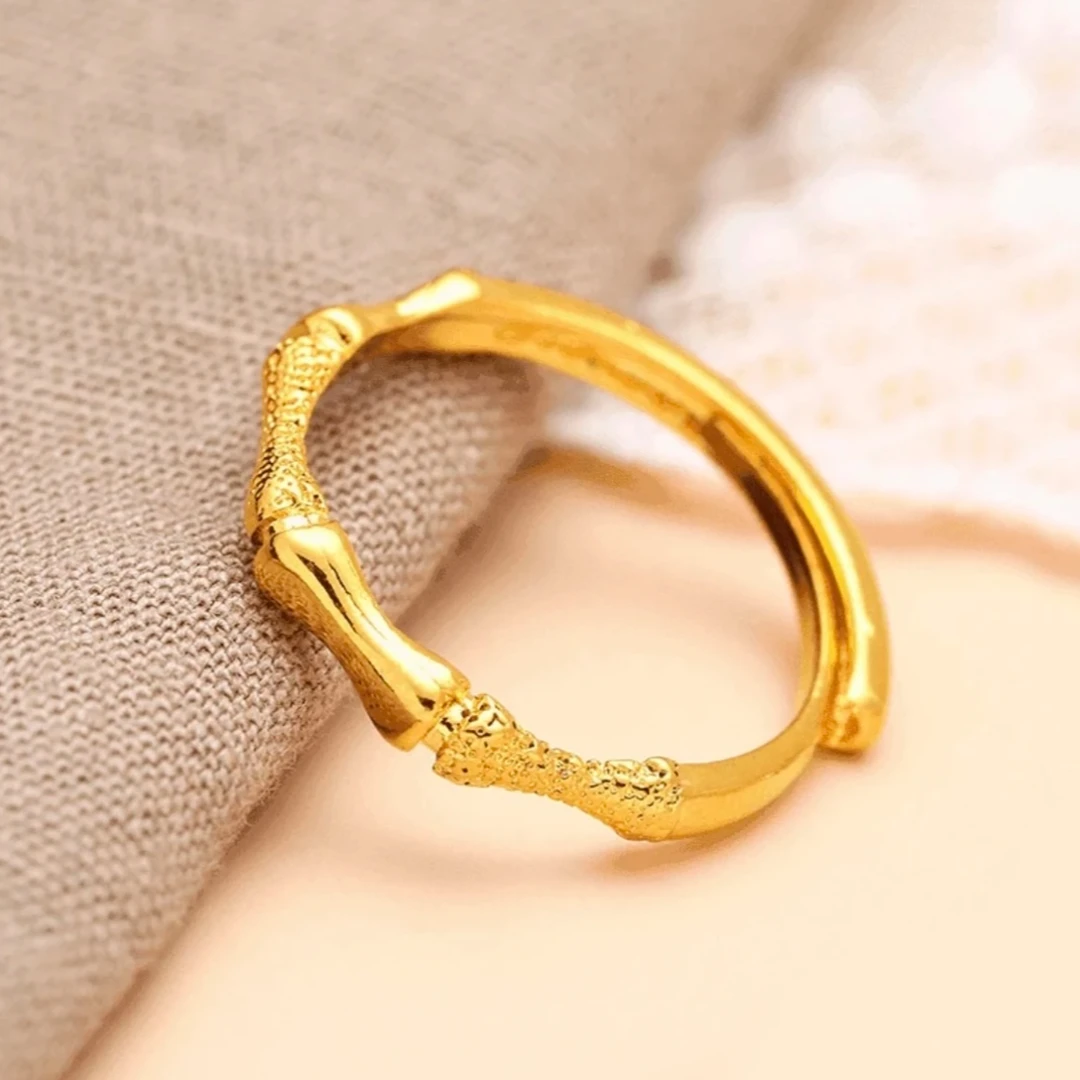 合金戒指 竹节戒指