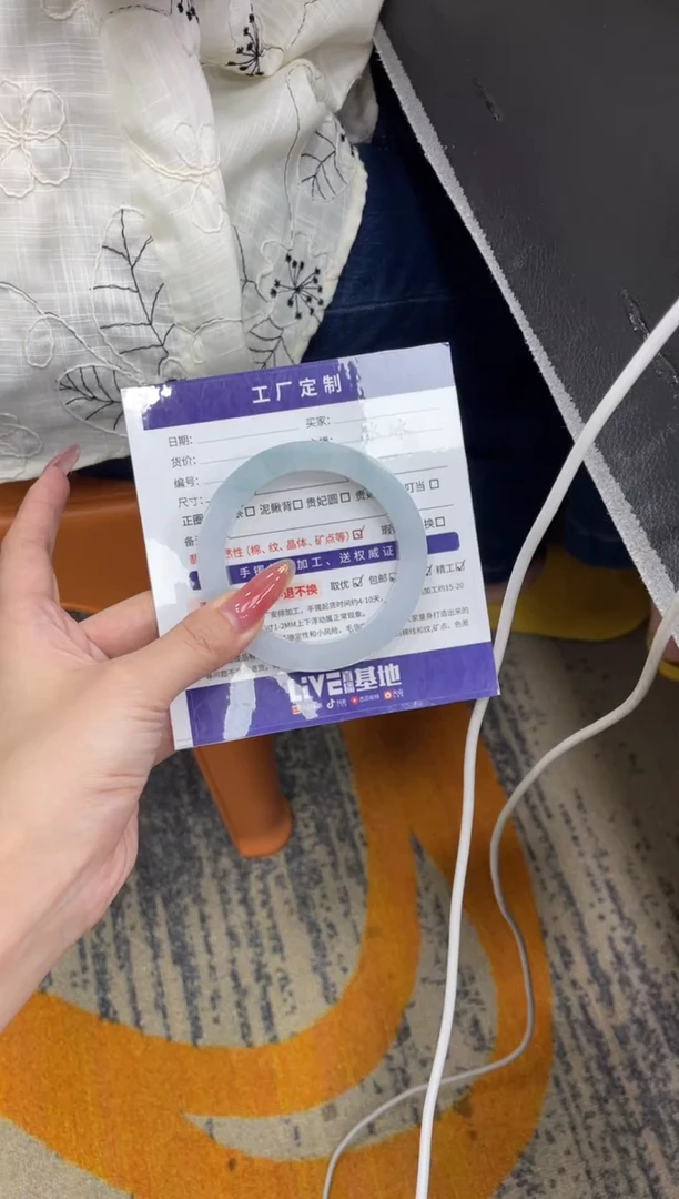 定制翡翠手镯未镶嵌百****台定制手镯WH5/DZS