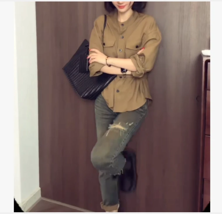 2025早秋时尚潮流百搭爆款女装菇W817