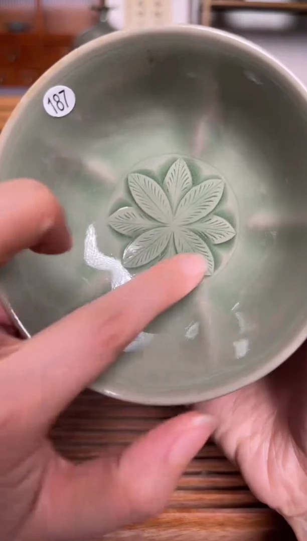其他187耀州窑纯手工主人杯   微瑕