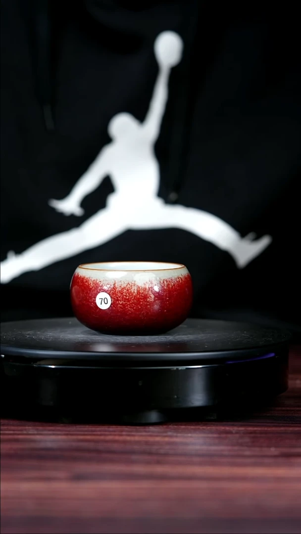 70#崔小宁一级品原矿钧瓷禅定杯