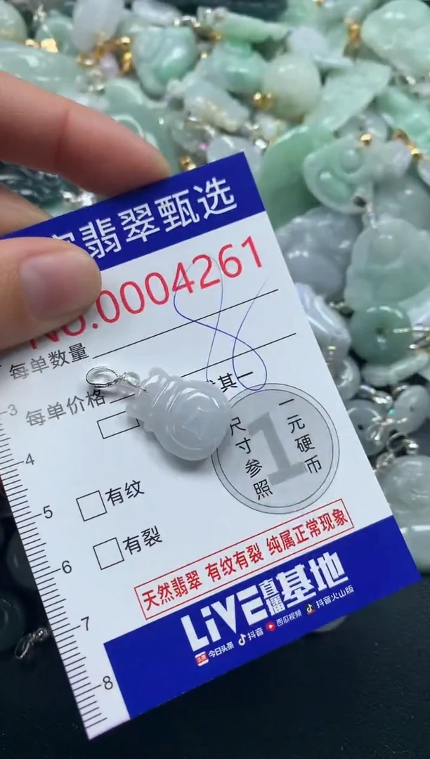 吊坠(不含链)未镶嵌翡翠4261