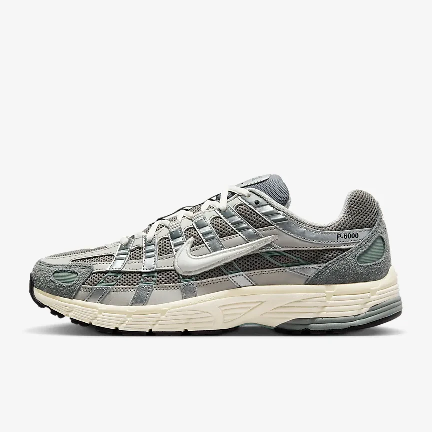 NIKE/耐克P-6000 舒适复古网布防滑耐磨休闲跑步鞋男款FN7509029