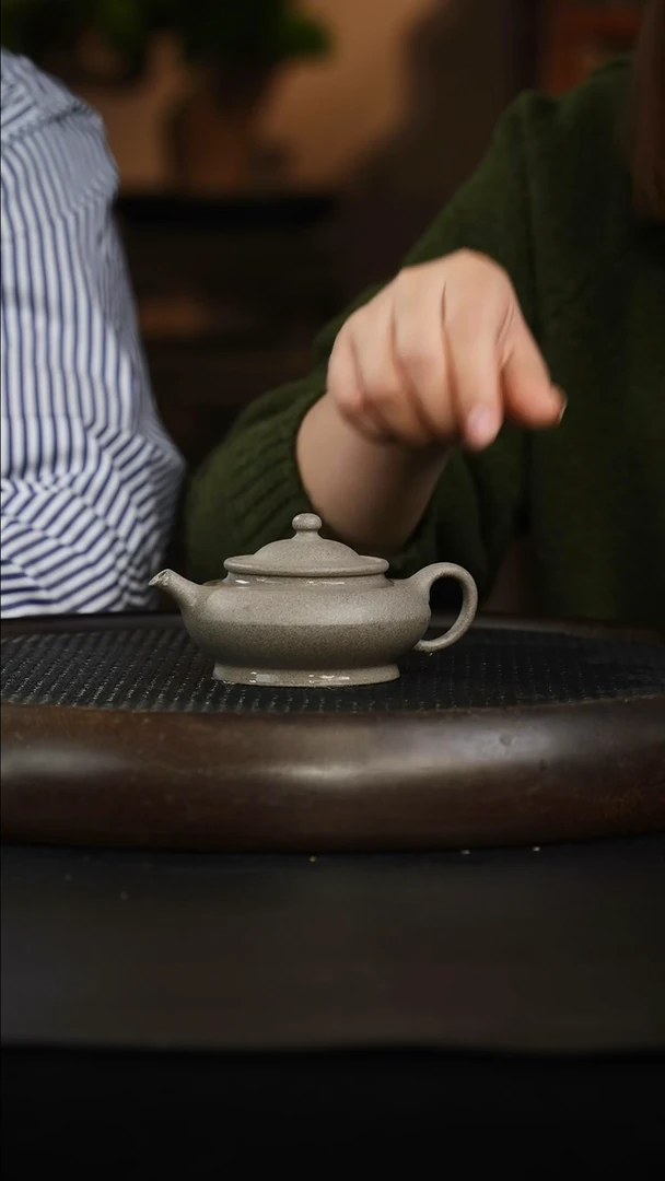 茶壶紫砂龙山明砂 合欢