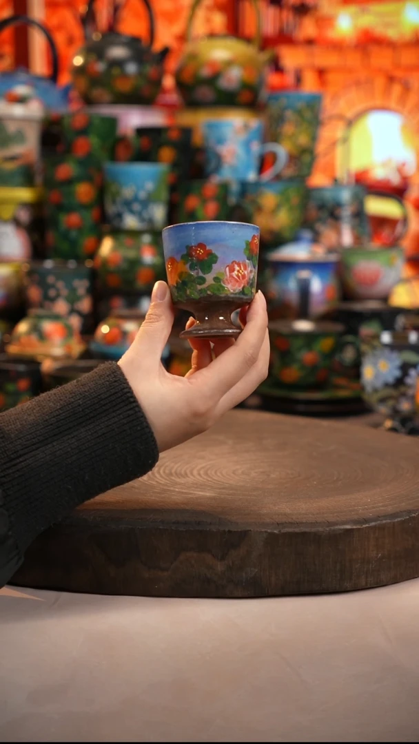 油画   釉下彩   杯子