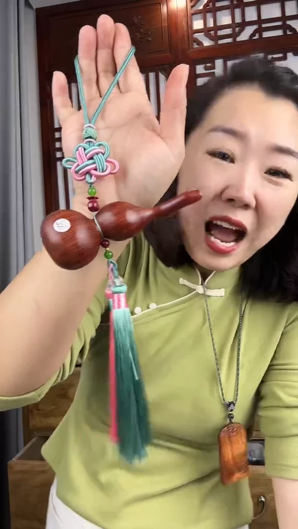 檀香紫檀（小叶紫檀）小叶紫檀大葫芦挂件380