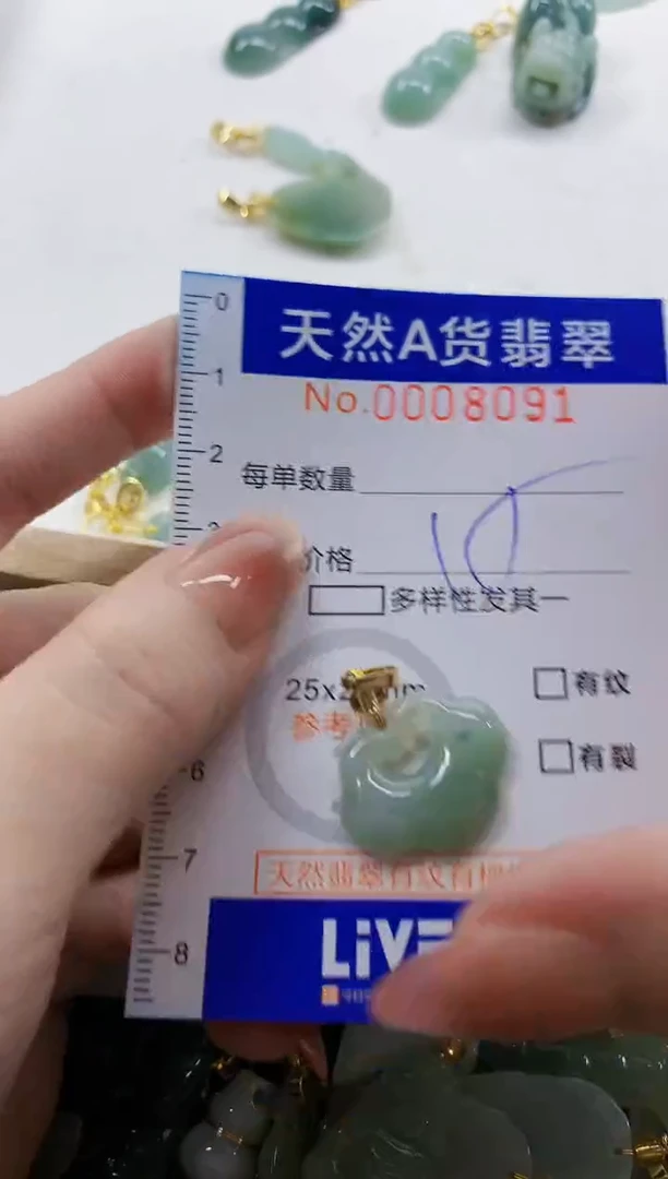 颈饰未镶嵌翡翠天然A货翡翠