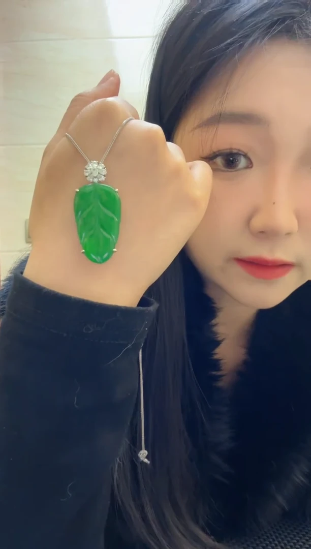 【闪购商品】翡翠吊坠(不含链)银S925镶嵌吊坠