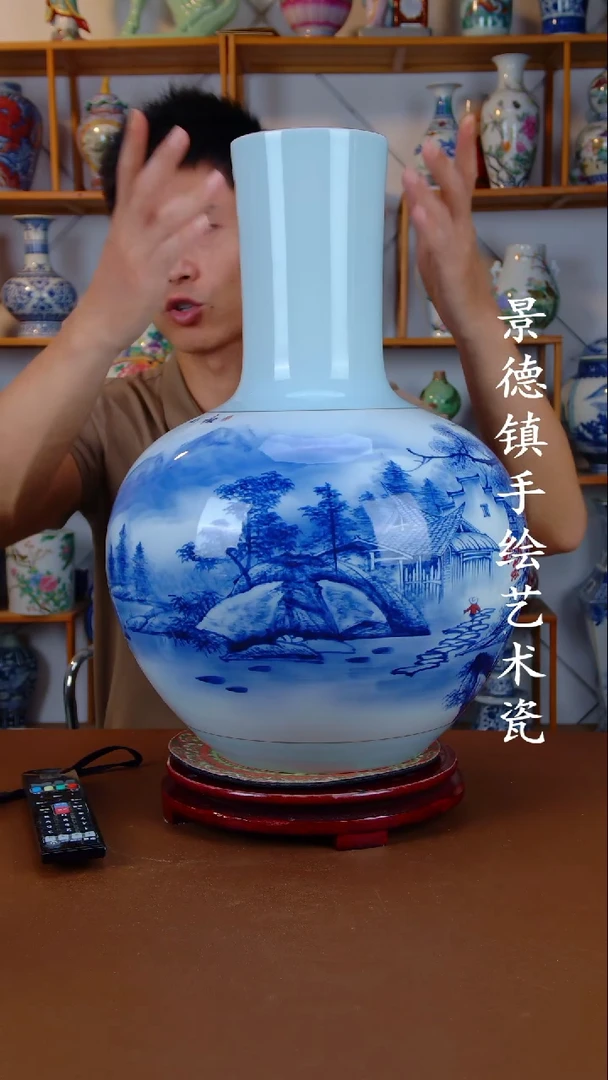 现代景德镇手工手绘陶瓷摆件47