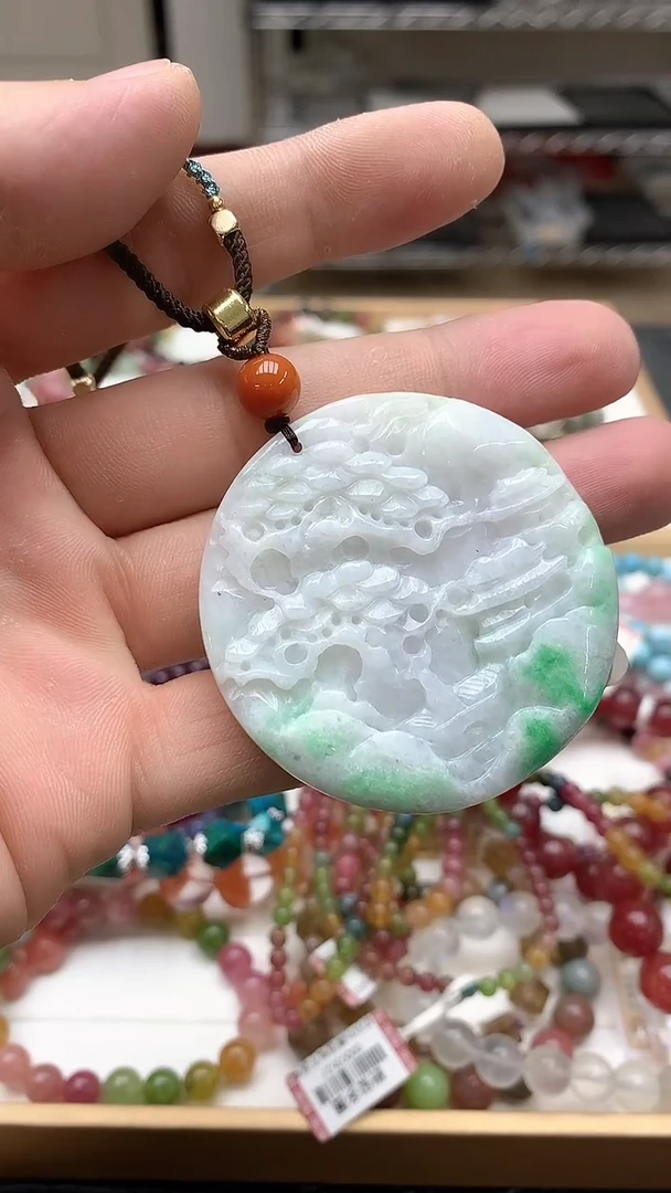 【闪购商品】翡翠吊坠(不含链)未镶嵌手链40