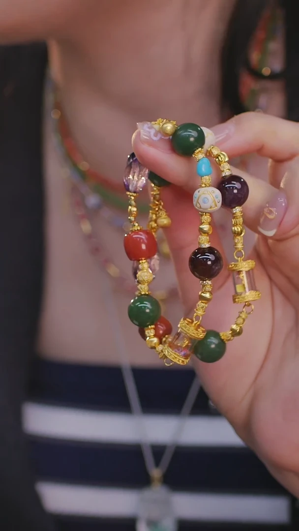 未镶嵌手串水晶  多样性发一