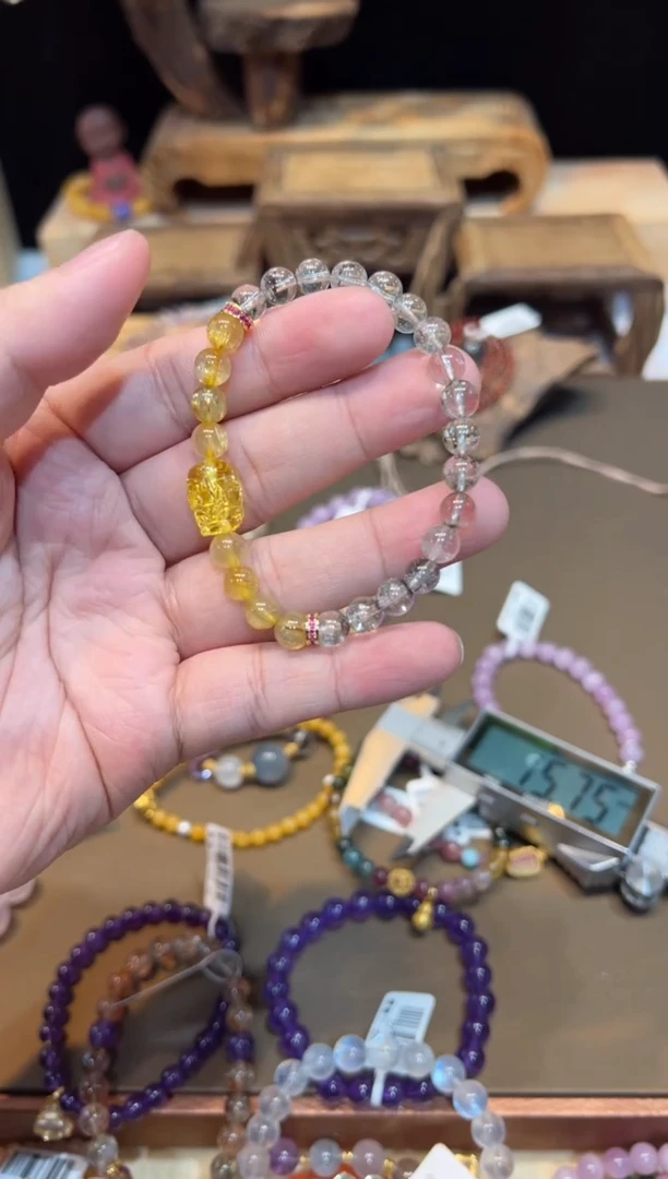 水晶手链未镶嵌手饰@@F5017