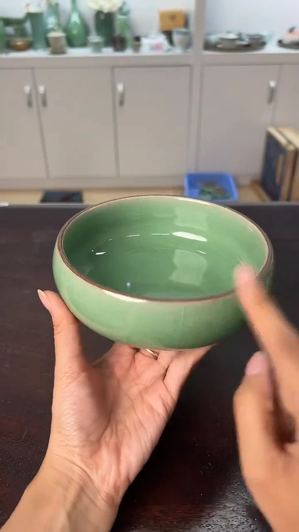 龙泉云间青瓷小米茶器