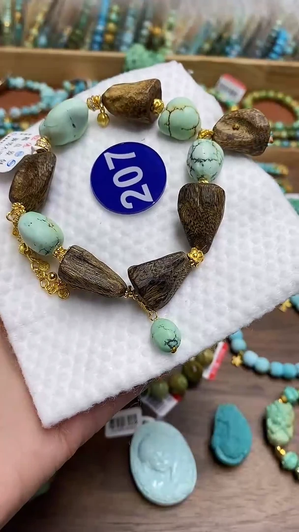 【闪购商品】绿松石手串未镶嵌207