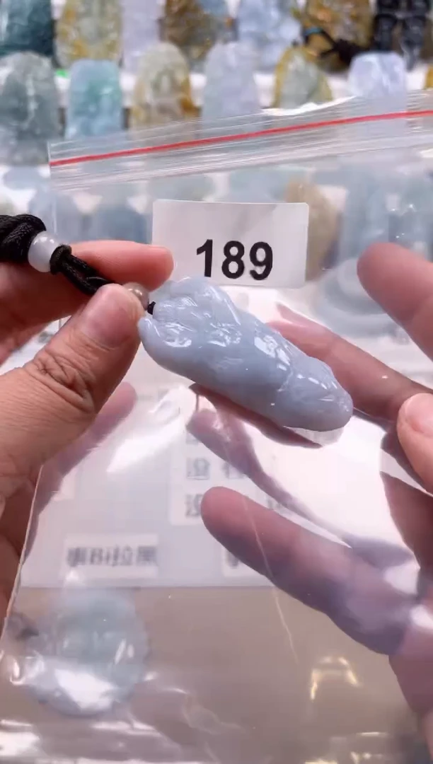 【闪购商品】翡翠颈饰未镶嵌天然缅甸A货翡翠189