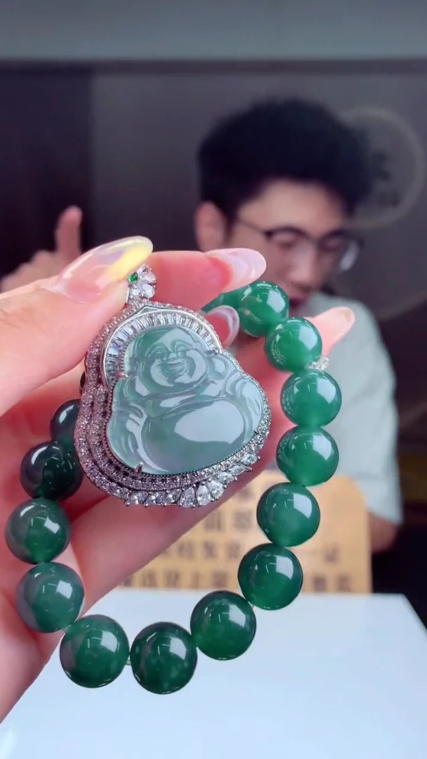 翡翠未镶嵌颈饰天然翡翠（拍一发一）