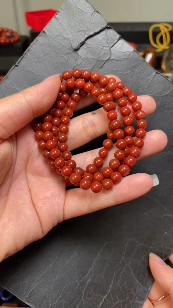 未镶嵌94南红玛瑙多圈