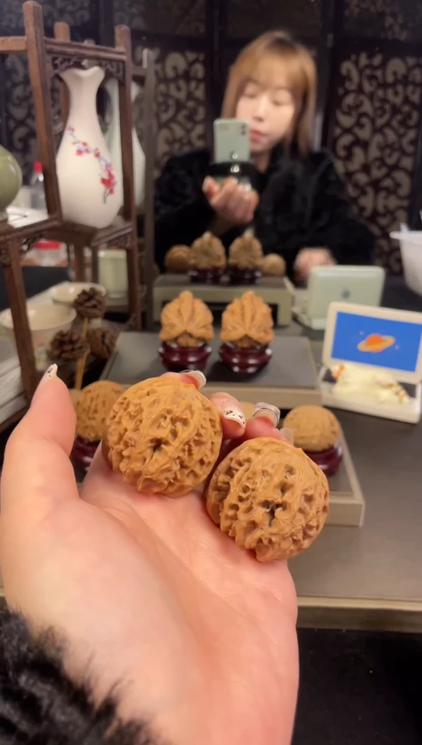 【闪购商品】文玩核桃把件苹果园40尺-15