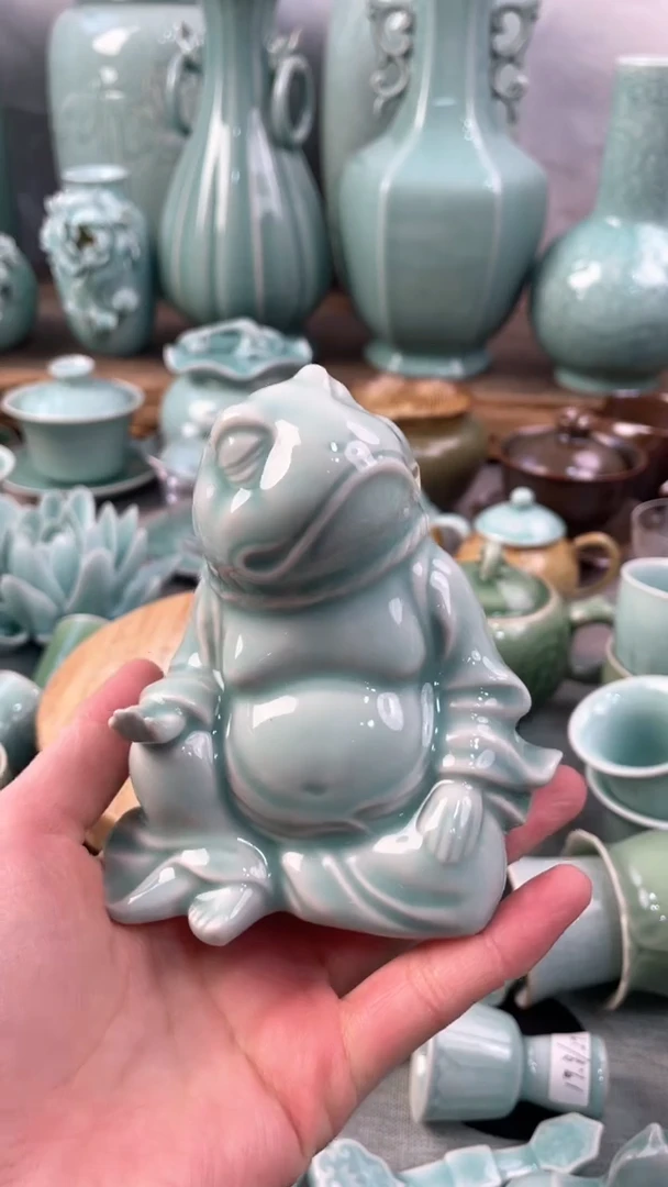 【闪购商品】特价 微瑕 慧仙青瓷