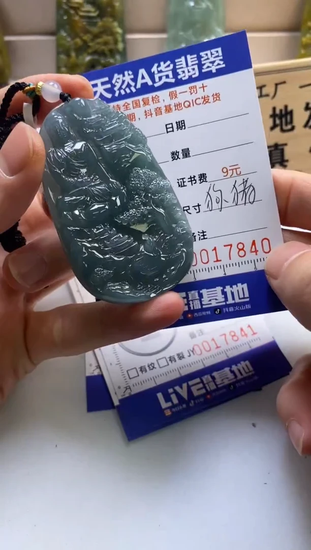 颈饰未镶嵌翡翠