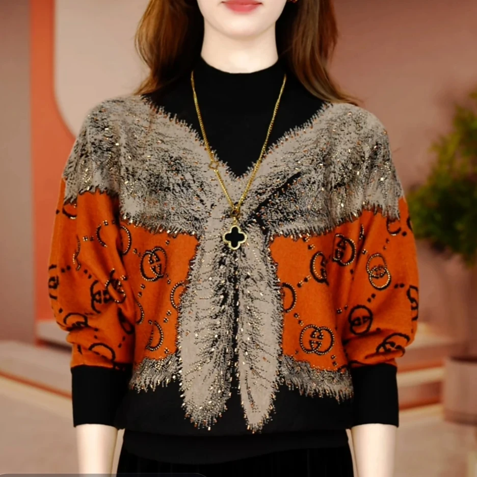 手工布料阳离子定位花  焦糖绒羽  自发热做打底衫连衣裙面料