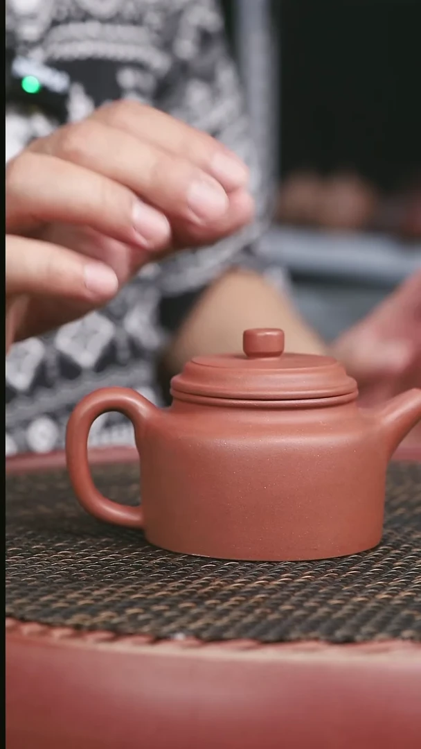 茶壶紫砂大红泥剑流德中200CC