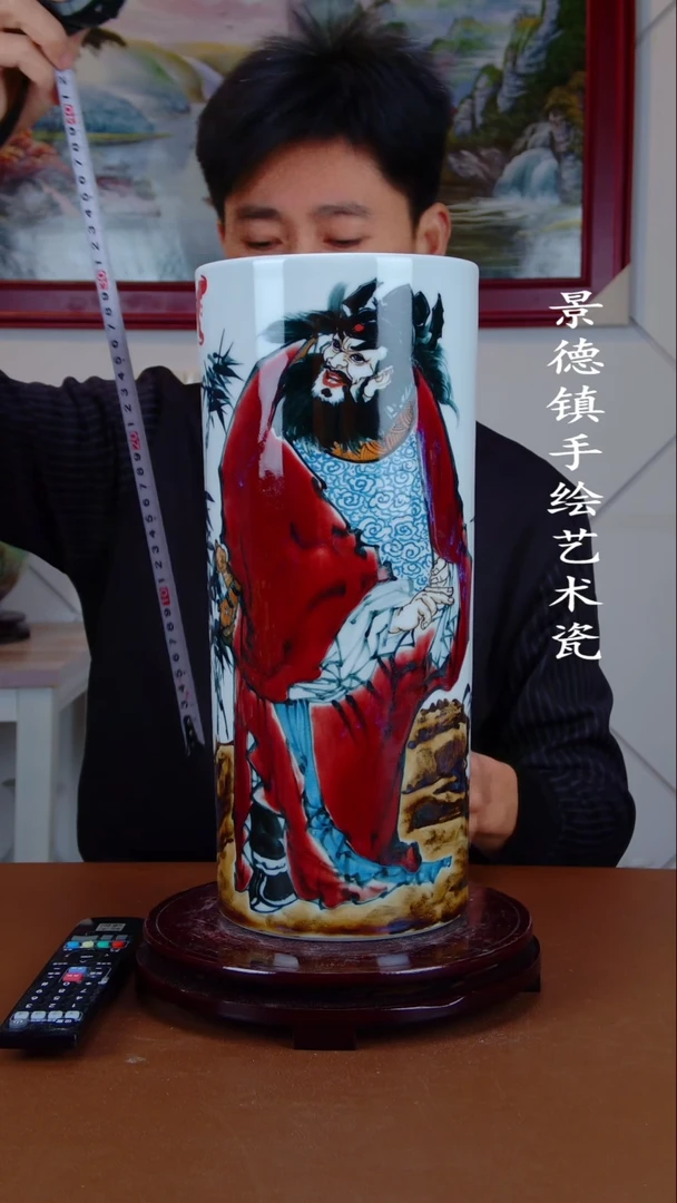 瓶景德镇手工手绘陶瓷摆件34