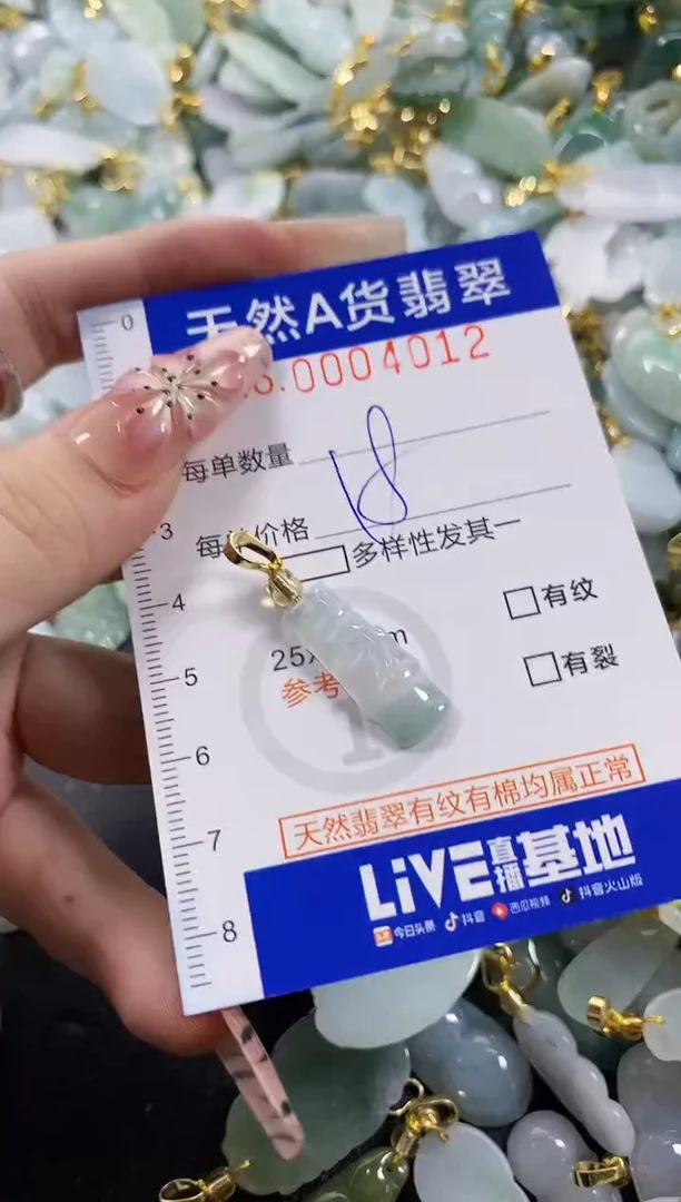 颈饰未镶嵌翡翠天然A货翡翠