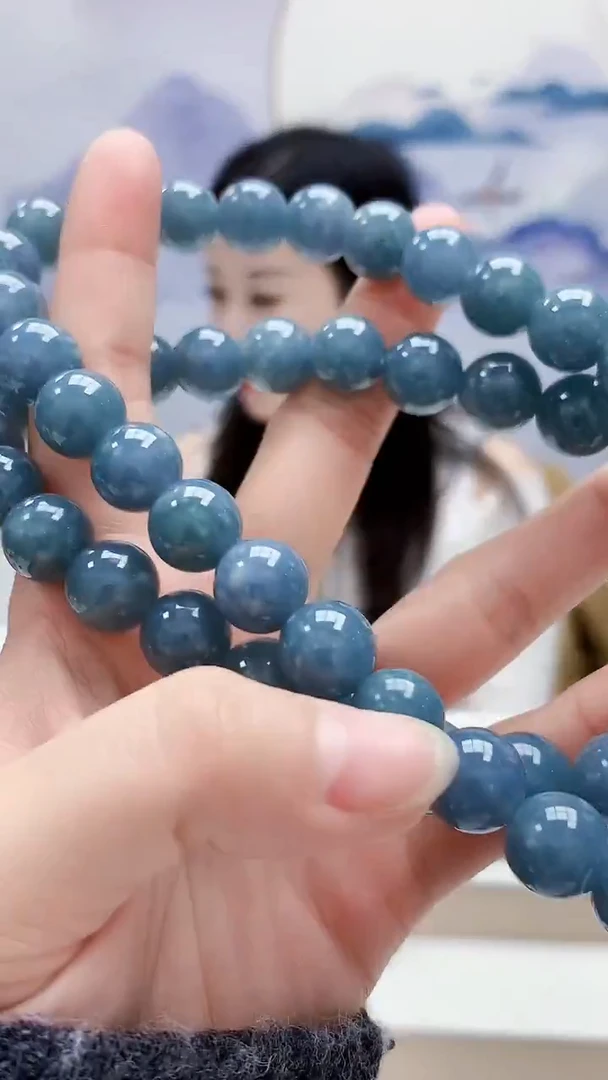 未镶嵌定制翡翠4852lr-毛货珠链16