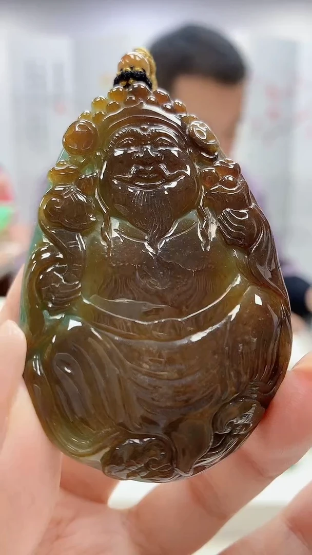 未镶嵌定制翡翠4898xx-毛货挂件123